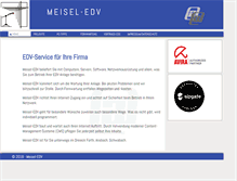 Tablet Screenshot of meisel-edv.de